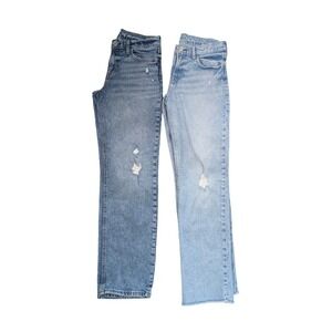 Gap Kids Jeans Bundle Size 16 New School Straight Distressed Denim (2 Pair)